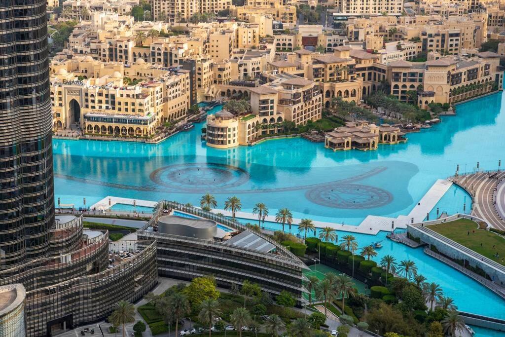 First Class 3Br With Full Burj Khalifa And Fountain View Dubai Exteriör bild